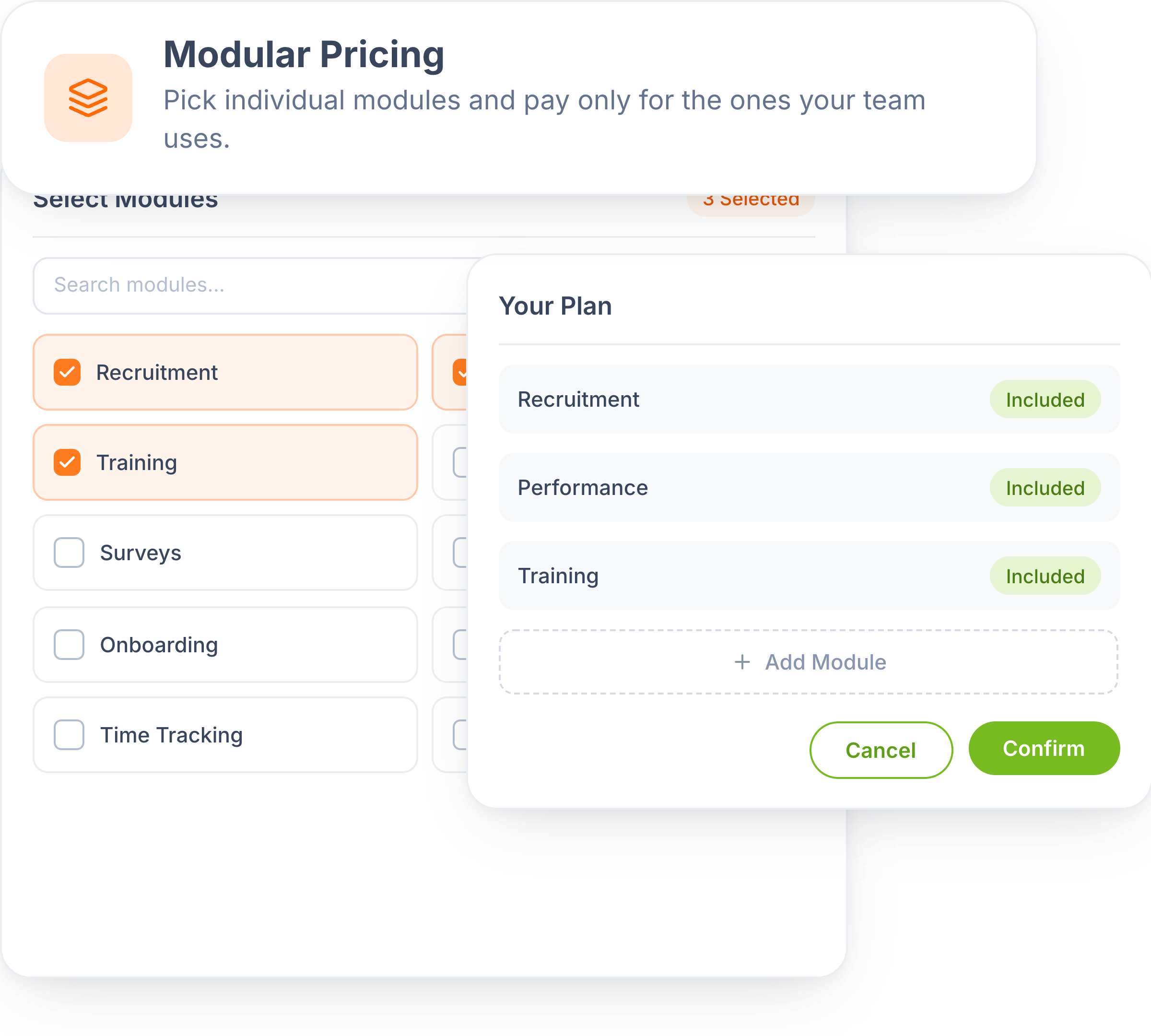 01 modular pricing