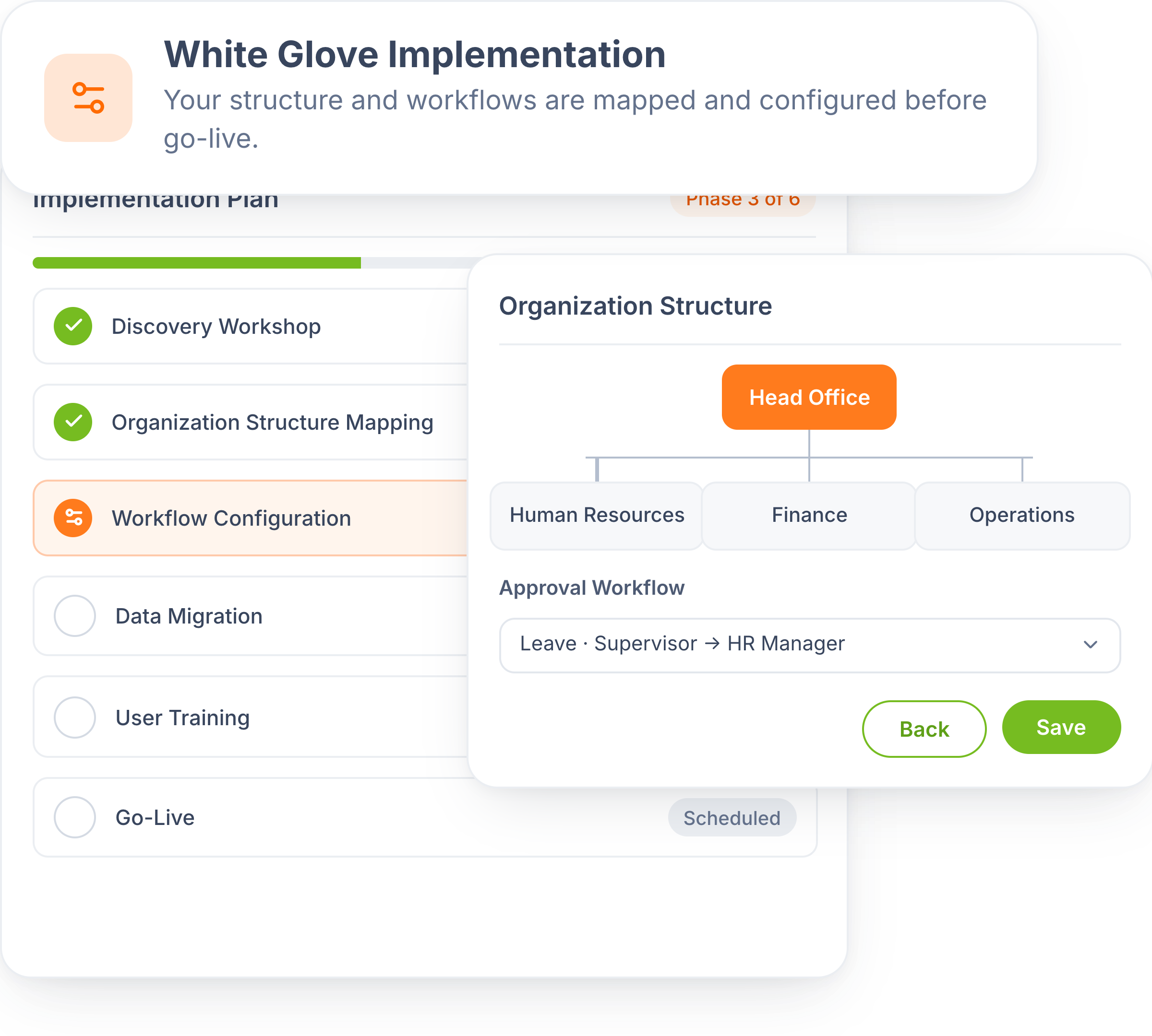 03 white glove implementation