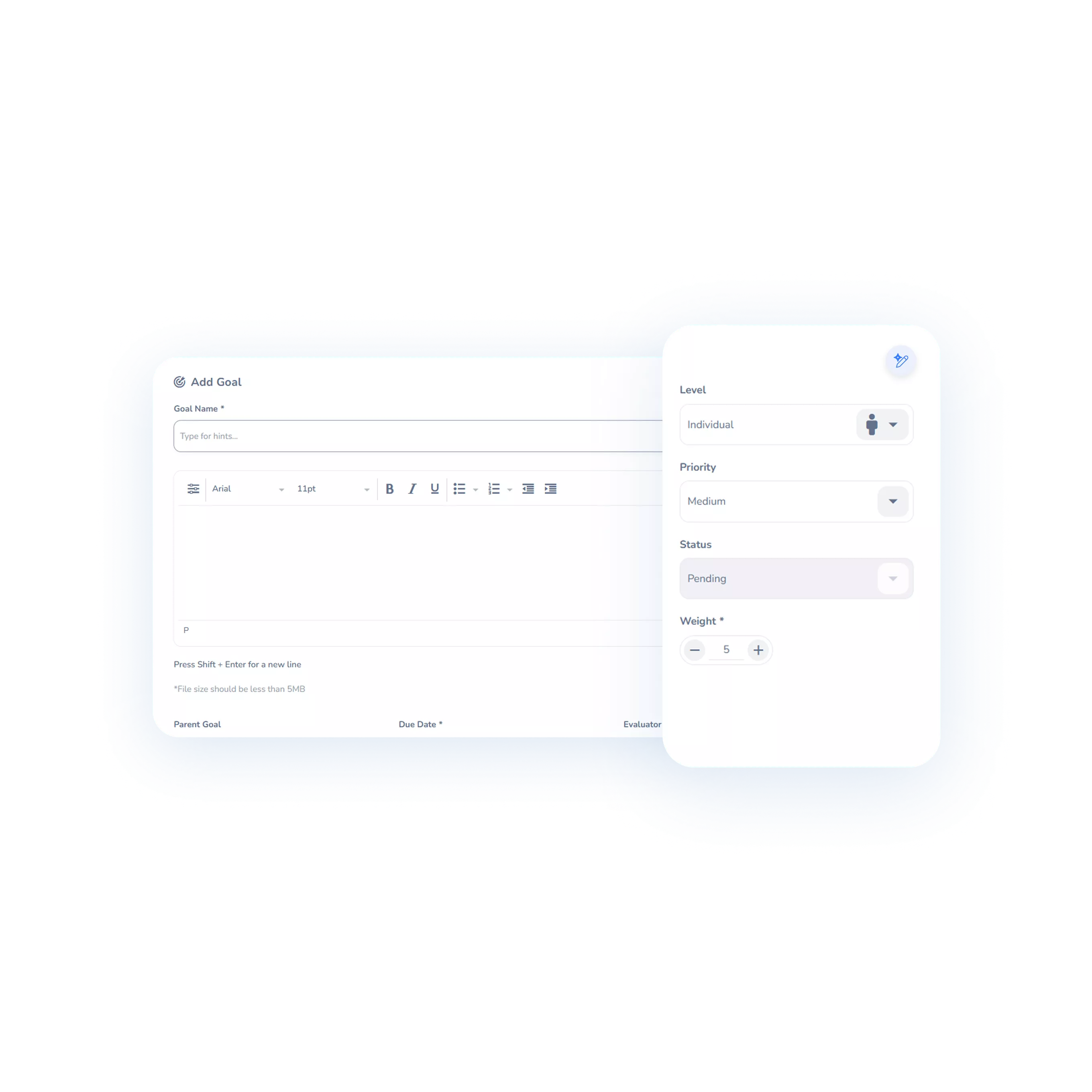 AI Powered Goal Generation