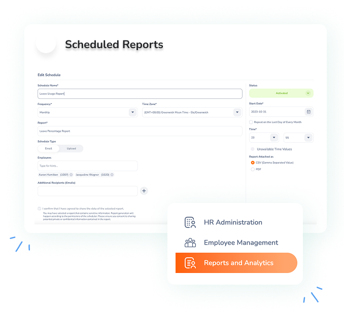 Scheduled Reports